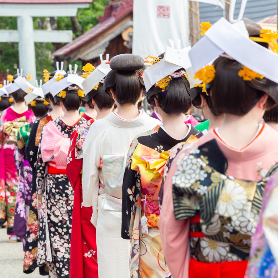 「西の祇園社、中の津島社、東の田出宇賀社」と言われ日本三大祇園のひとつに数えられる会津田島祇園祭。