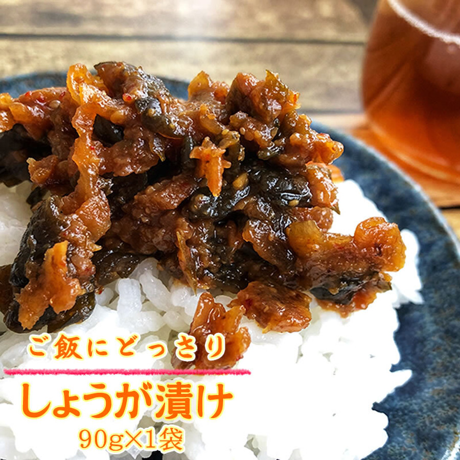 山形県産】山形の漬物【どっさりしょうがみそ漬け】【９０g×１袋】【 送料無料】メール便 | こだわり市場