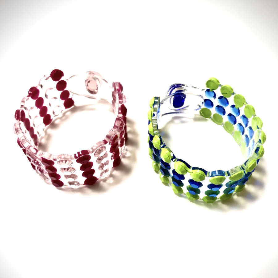  Roger Bracelet   Pink And Red・Blue And Green