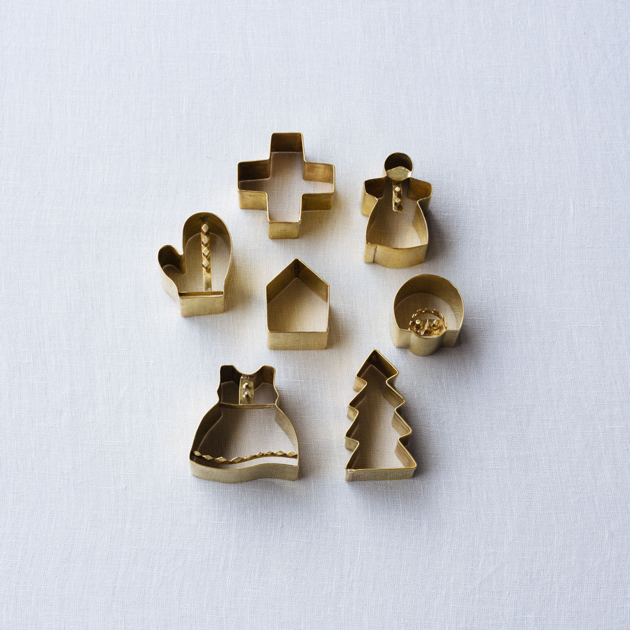 ワンピース 金工作家 川地あや香さんのクッキー型 天然生活 Online Shop ワンピース 金工作家 川地あや香さんのクッキー型 天然生活 Online Shop